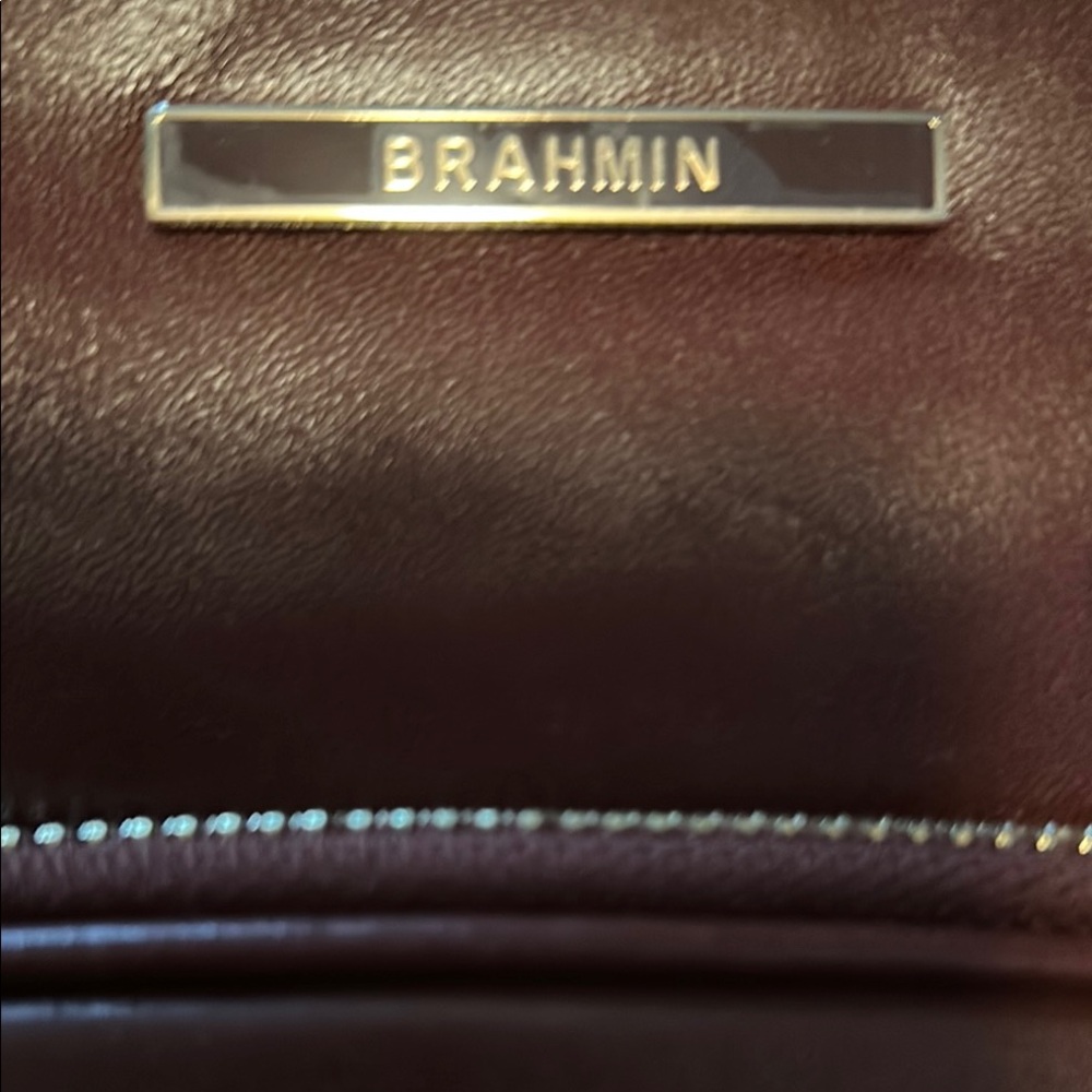 Brahmin Brown Backpack Leather Structured Design - image 3